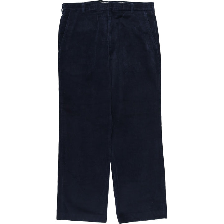 Corduroy pants for men, size W34 cotton navy blue type Vintage Second Hand