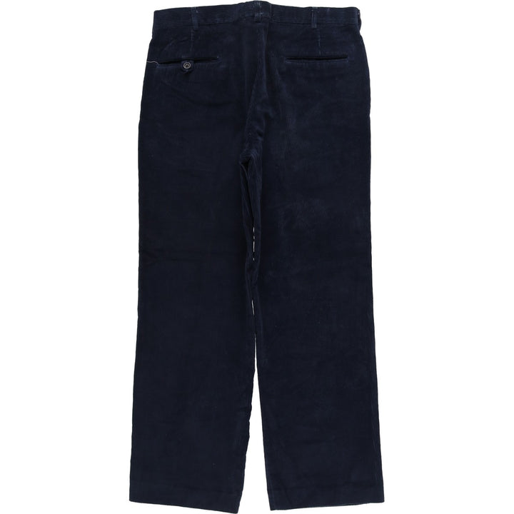 Corduroy pants for men, size W34 cotton navy blue type Vintage Second Hand