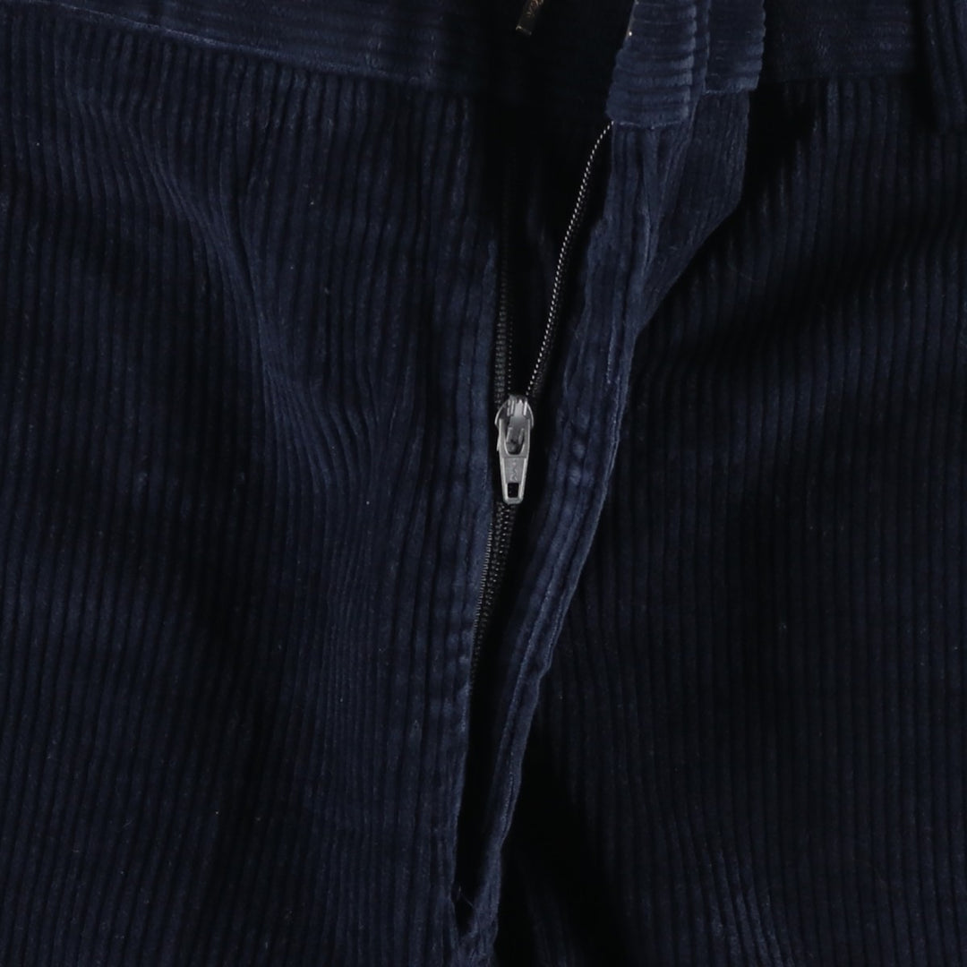 Corduroy pants for men, size W34 cotton navy blue type Vintage Second Hand