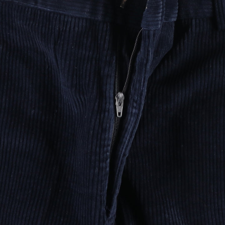 Corduroy pants for men, size W34 cotton navy blue type Vintage Second Hand