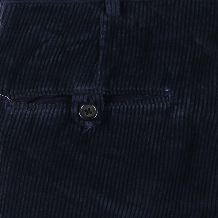 Corduroy pants for men, size W34 cotton navy blue type Vintage Second Hand