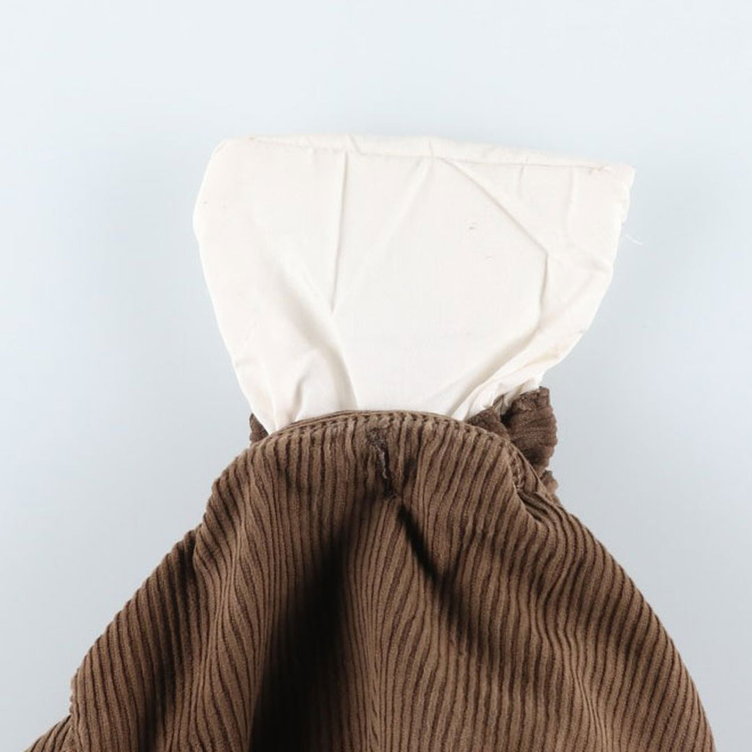 INC International Concepts Wide-Ribbed Two-Pleated Corduroy Pants, Men's, Size W33 cotton beige type brown Vintage Second Hand