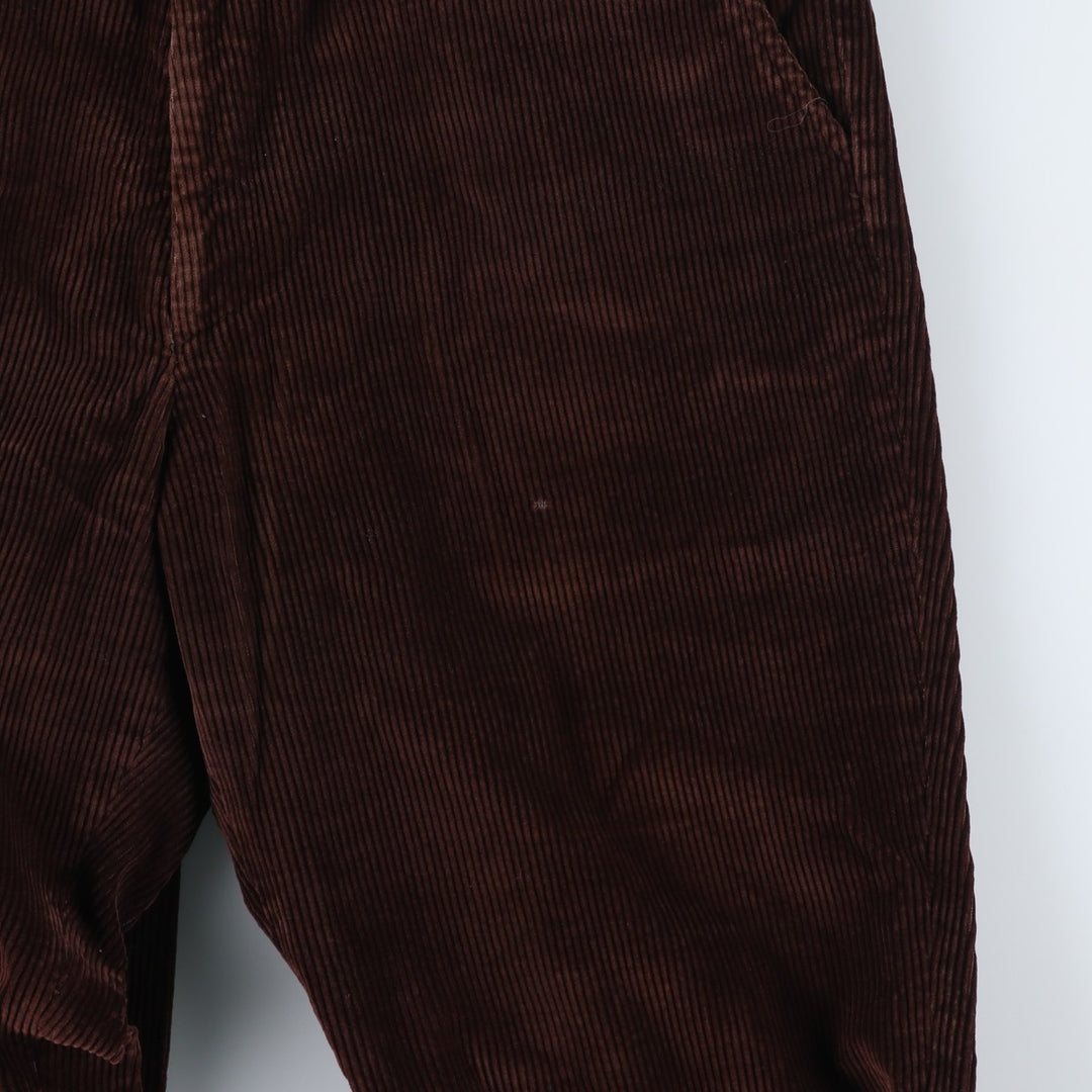 Vintage wide-ribbed corduroy pants for men, size W32 unclear brown type Vintage Second Hand