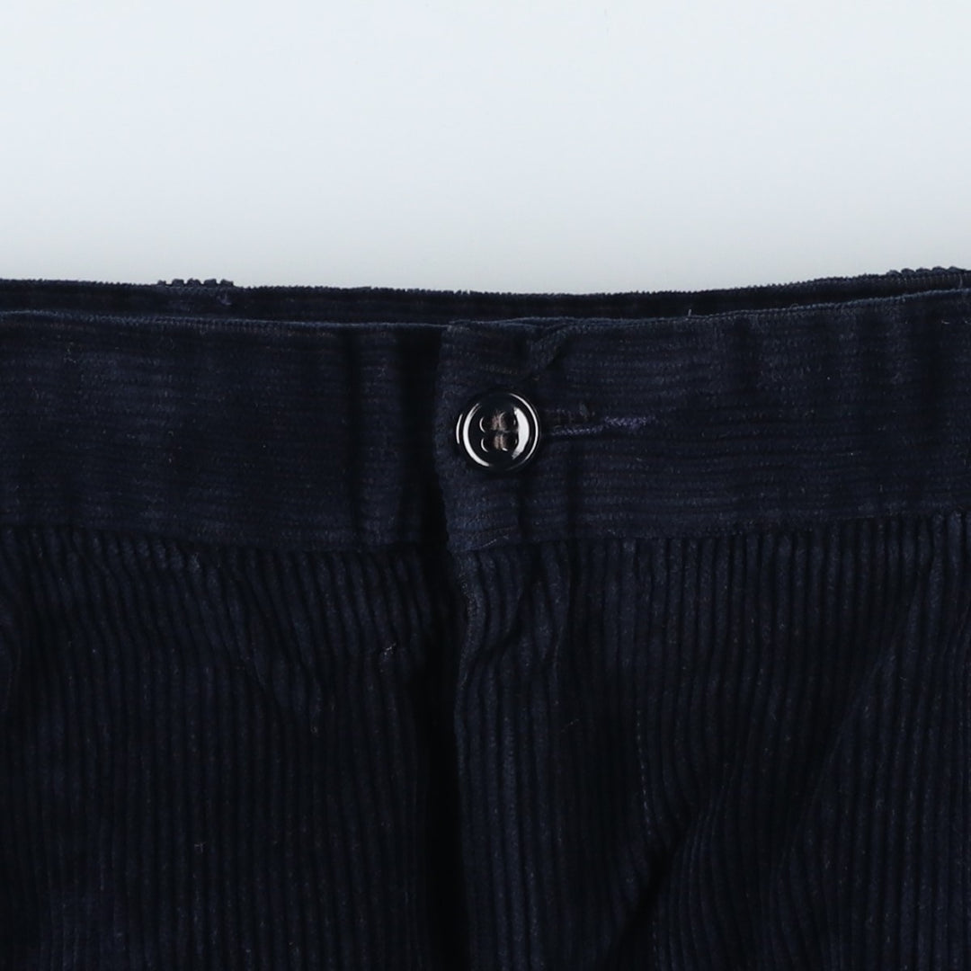 90'S Dockers Recode Two-Pleated Corduroy Pants, Men's, Size W35 cotton navy blue type Vintage Second Hand