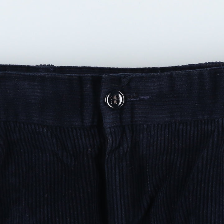 90'S Dockers Recode Two-Pleated Corduroy Pants, Men's, Size W35 cotton navy blue type Vintage Second Hand