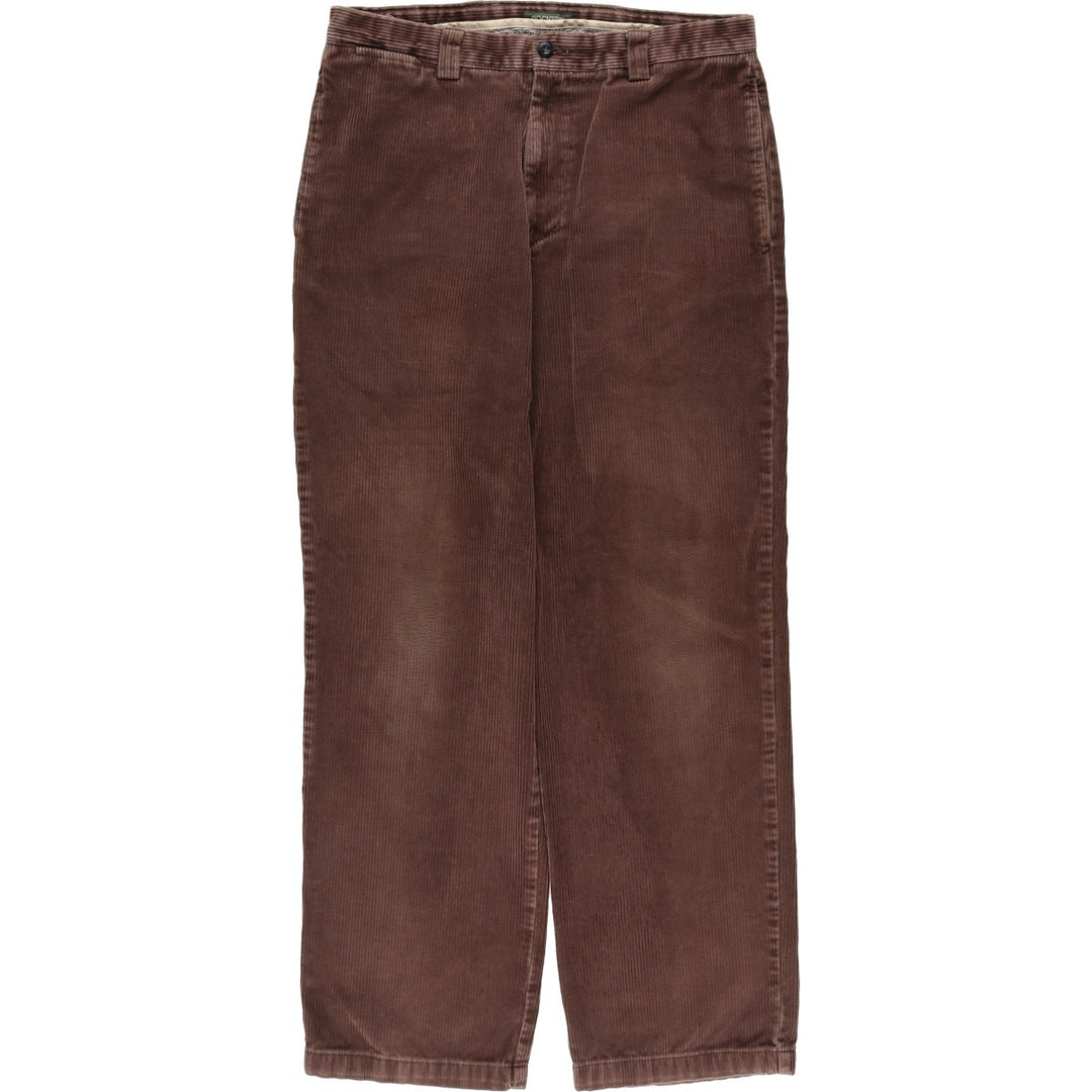 Dockers Khakis Wide Ribbed Corduroy Pants, Men's, Size W33 cotton beige type brown Vintage Second Hand