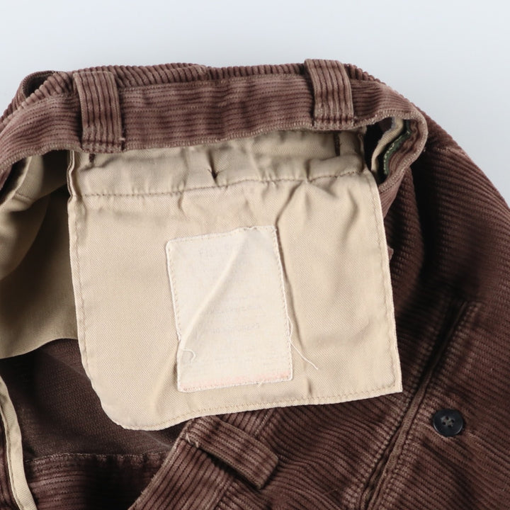 Dockers Khakis Wide Ribbed Corduroy Pants, Men's, Size W33 cotton beige type brown Vintage Second Hand