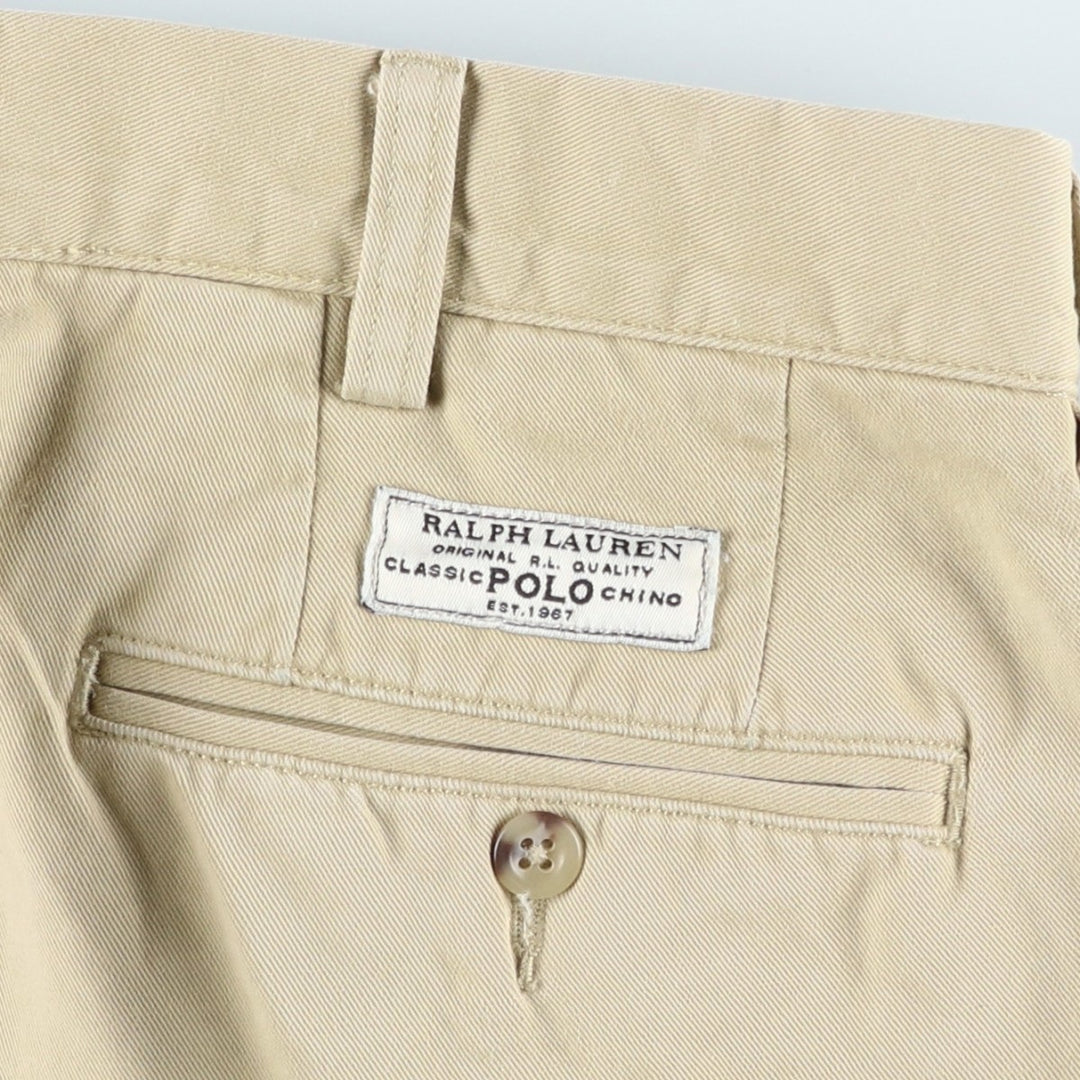 Ralph Lauren POLO RALPH LAUREN Chino Pants Men's W35 equivalent cotton Beige type Vintage Second Hand