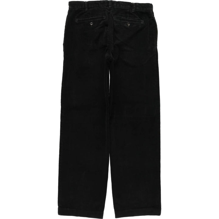 2000'S Eddie Bauer Classic Fit Corduroy Pants, Men's, Size 36 cotton black type Vintage Second Hand