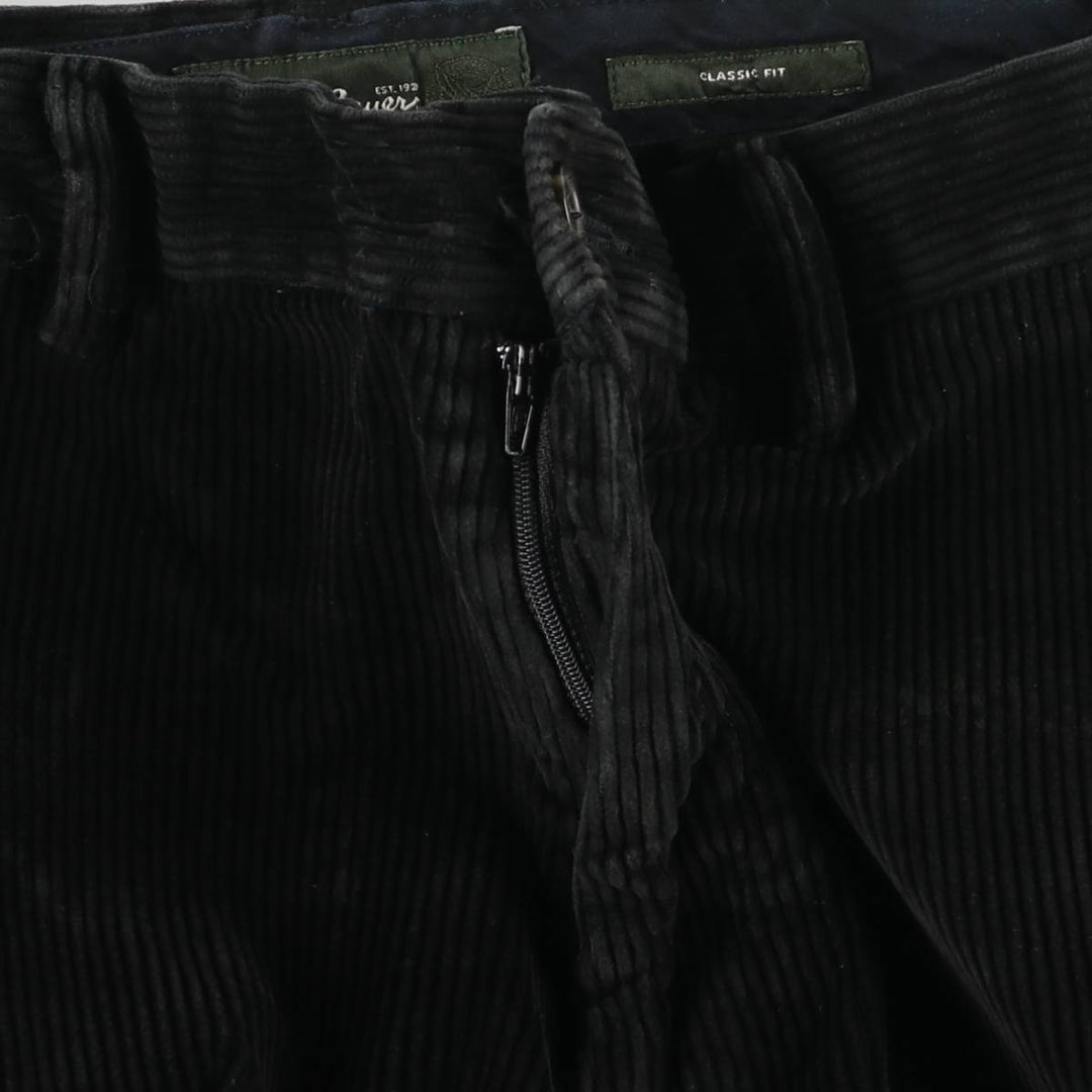 2000'S Eddie Bauer Classic Fit Corduroy Pants, Men's, Size 36 cotton black type Vintage Second Hand