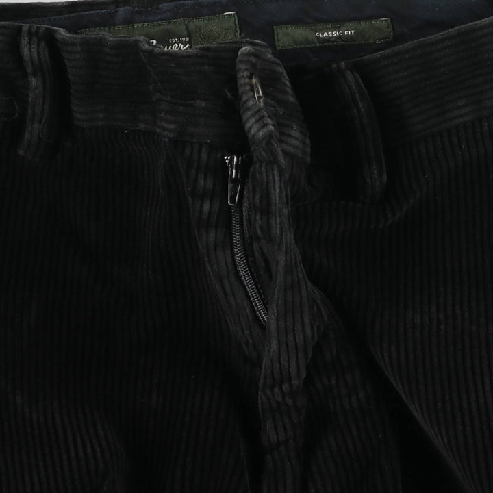2000'S Eddie Bauer Classic Fit Corduroy Pants, Men's, Size 36 cotton black type Vintage Second Hand