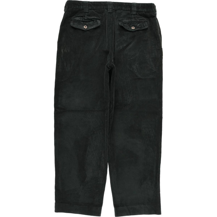 90s-00'S Vintage LLBean Classic Fit Corduroy Pants, Men's, Size 36 cotton green type Vintage Second Hand