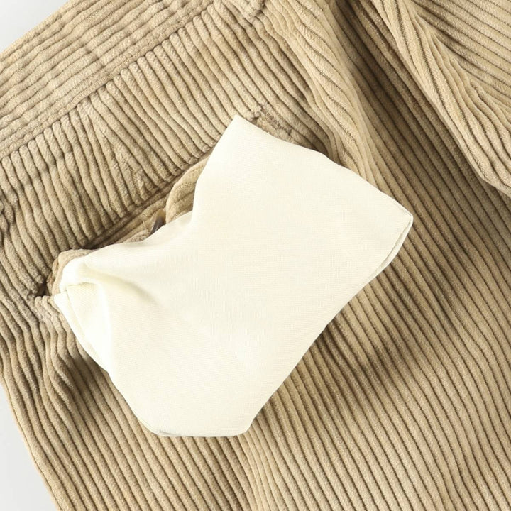 90'S Dockers Khakis Two-pleat Wide-ribbed Corduroy Pants, Men's, Size W35 cotton Beige type Vintage Second Hand