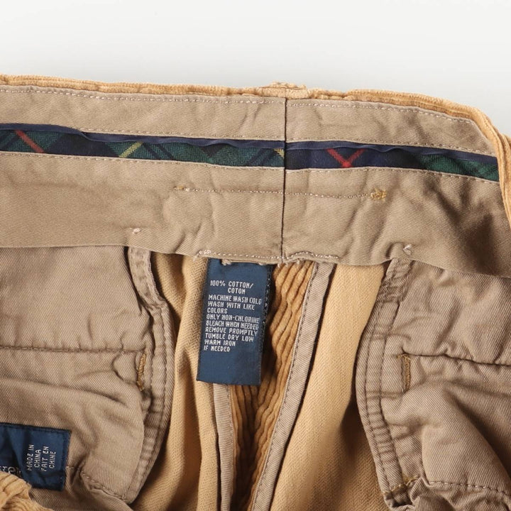 Ralph Lauren POLO by Ralph Lauren PRESTON PANT corduroy pants, men's size W32 cotton brown type Vintage Second Hand
