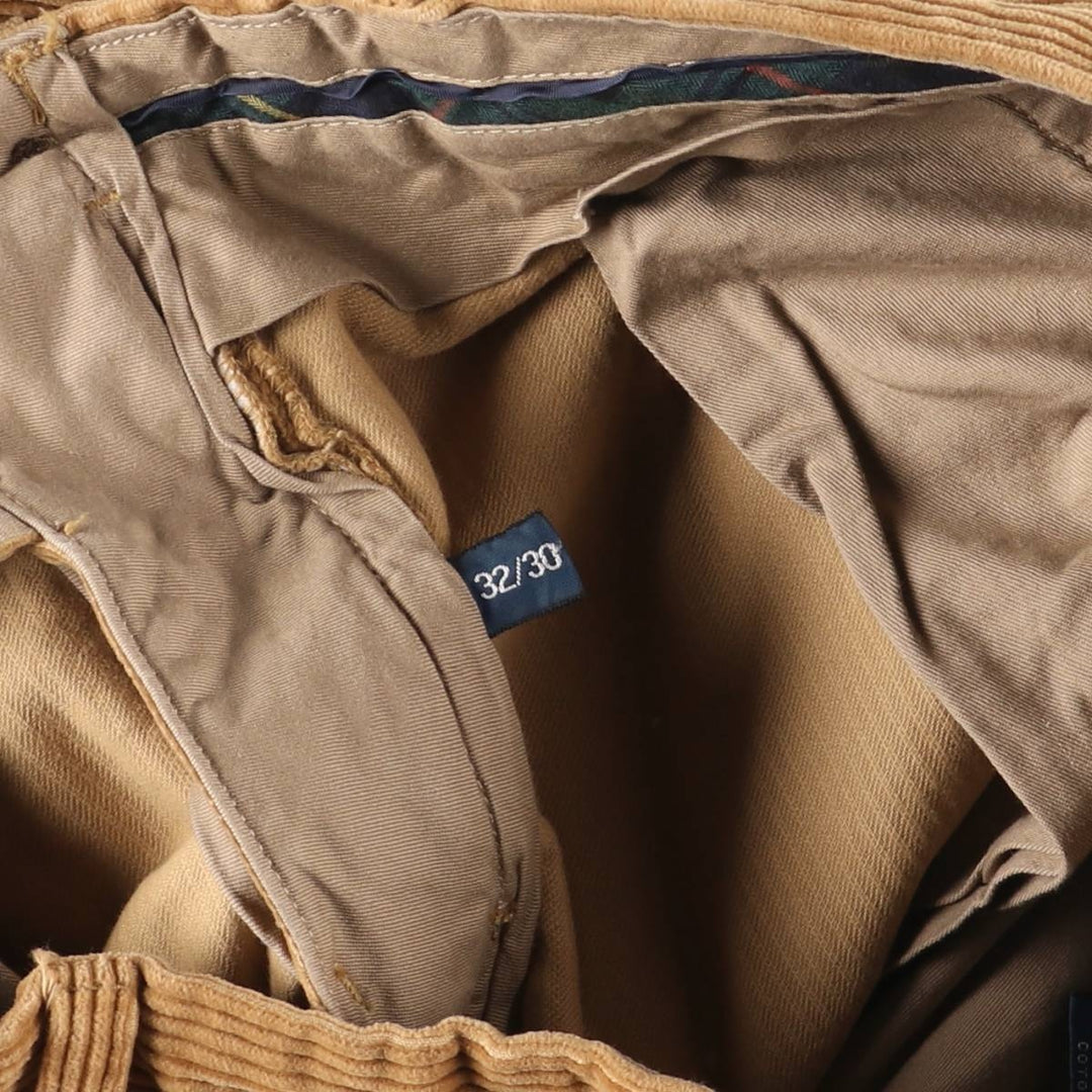 Ralph Lauren POLO by Ralph Lauren PRESTON PANT corduroy pants, men's size W32 cotton brown type Vintage Second Hand