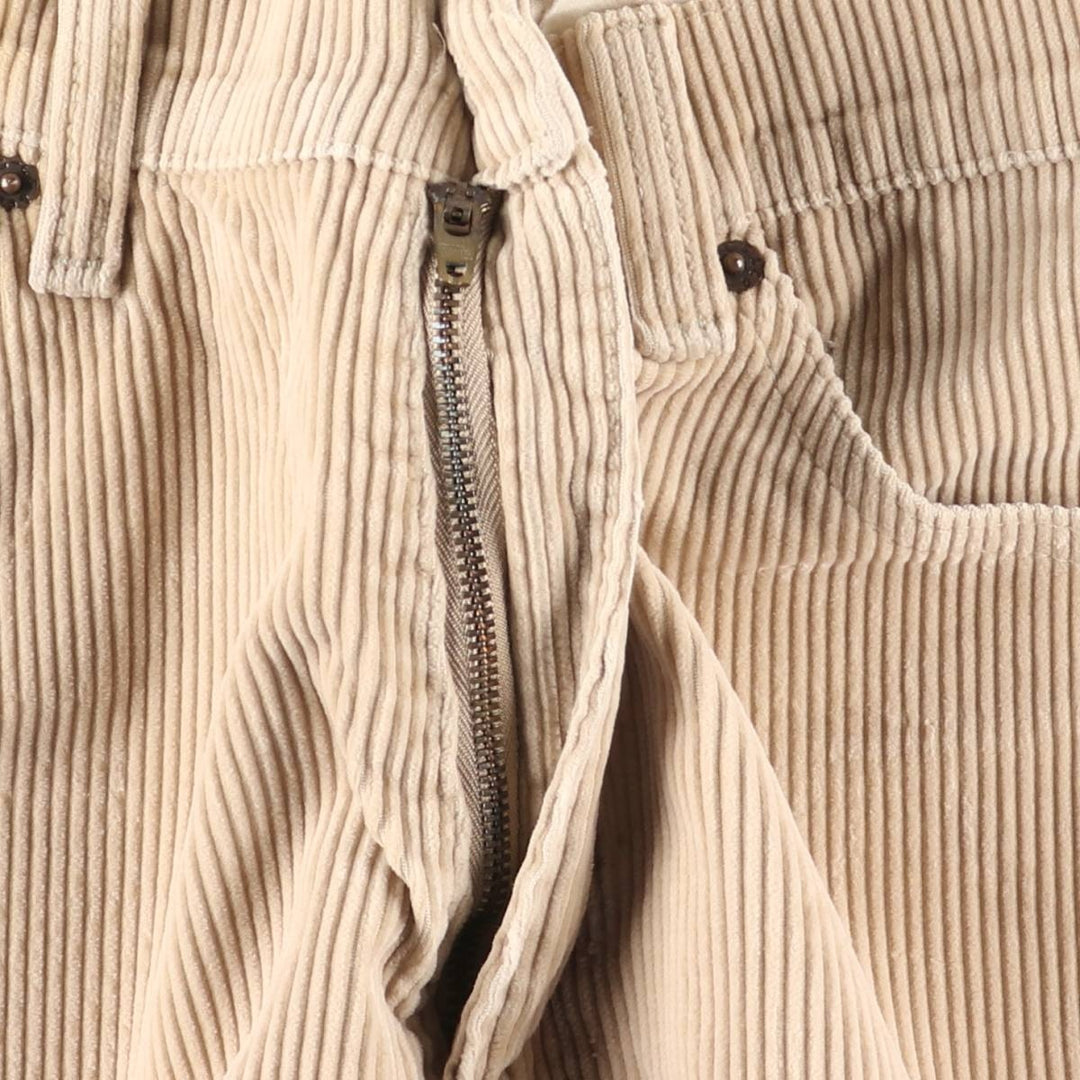 90s-00'S Vintage Levi's 565 Loose Fit Wide Leg Corduroy Pants, Men's Size W35 unclear brown type Vintage Second Hand