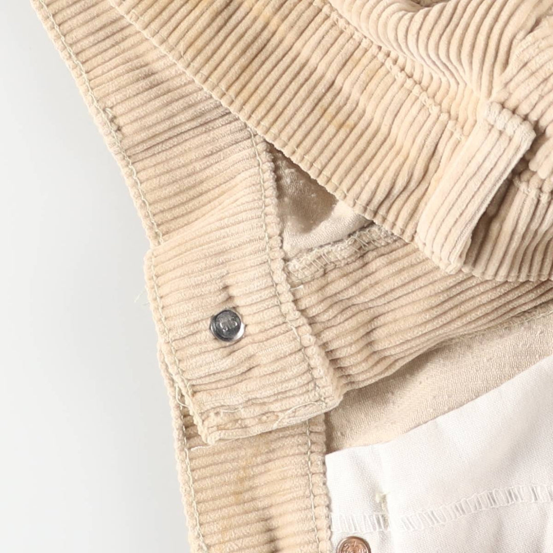 90s-00'S Vintage Levi's 565 Loose Fit Wide Leg Corduroy Pants, Men's Size W35 unclear brown type Vintage Second Hand