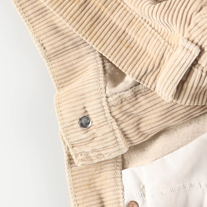 90s-00'S Vintage Levi's 565 Loose Fit Wide Leg Corduroy Pants, Men's Size W35 unclear brown type Vintage Second Hand