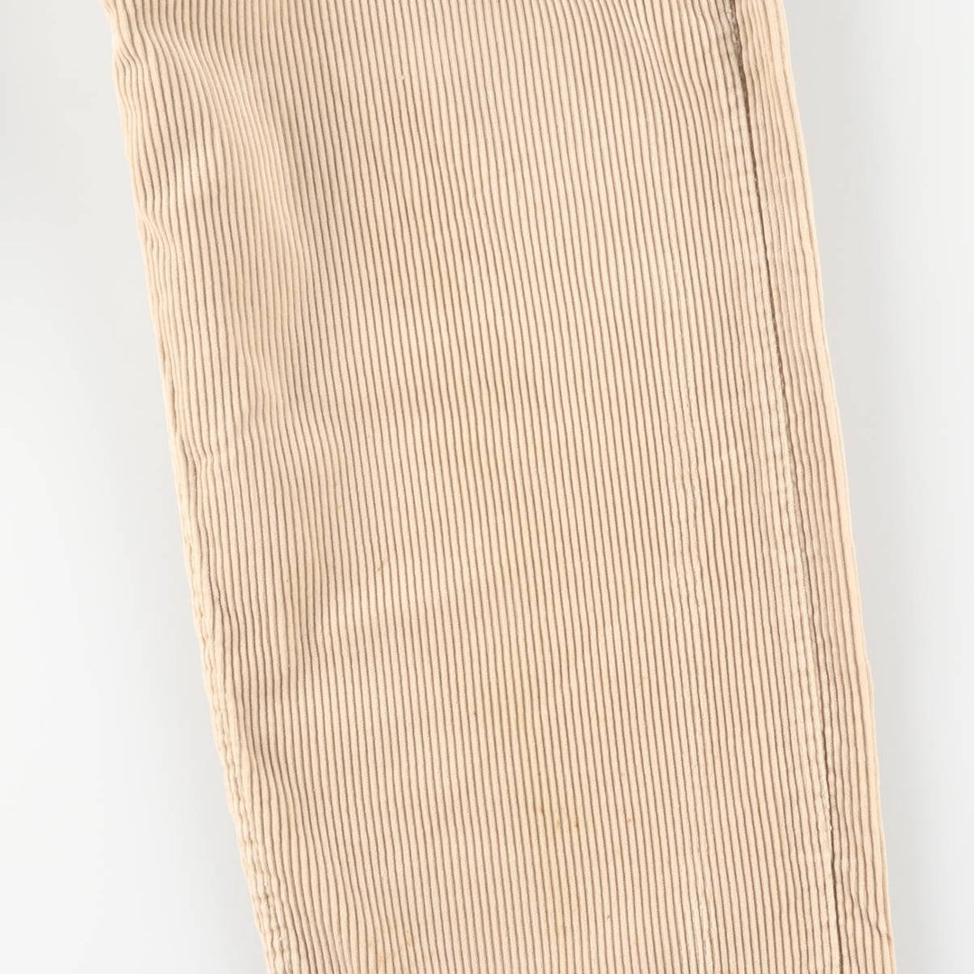 90s-00'S Vintage Levi's 565 Loose Fit Wide Leg Corduroy Pants, Men's Size W35 unclear brown type Vintage Second Hand