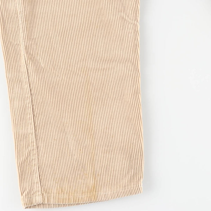 90s-00'S Vintage Levi's 565 Loose Fit Wide Leg Corduroy Pants, Men's Size W35 unclear brown type Vintage Second Hand
