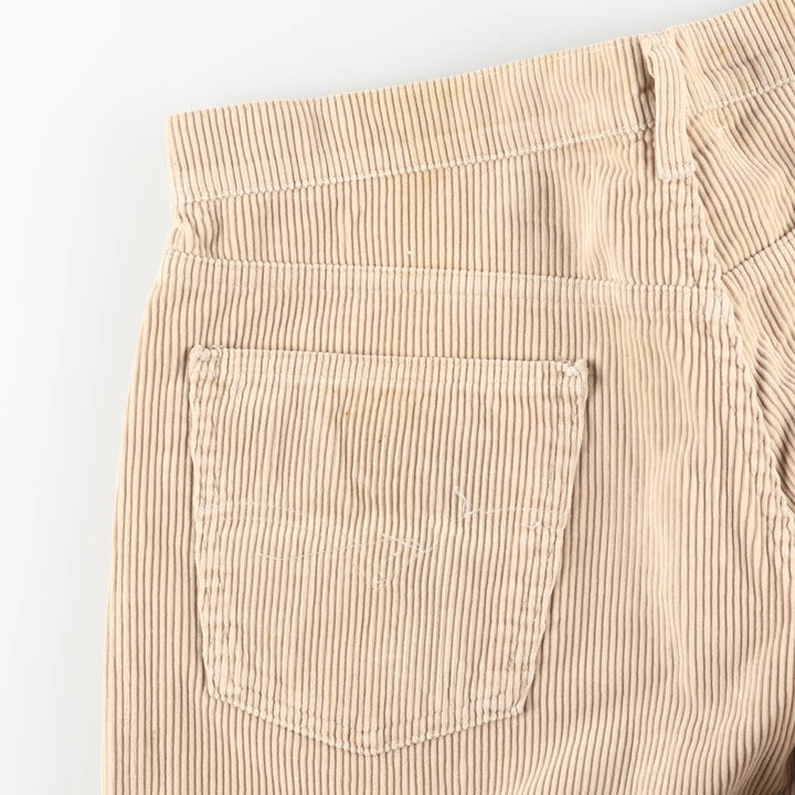 90s-00'S Vintage Levi's 565 Loose Fit Wide Leg Corduroy Pants, Men's Size W35 unclear brown type Vintage Second Hand
