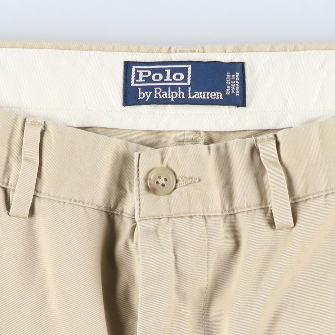 Ralph Lauren POLO by Ralph Lauren Chino Pants Men's W35 equivalent cotton Beige type Vintage Second Hand