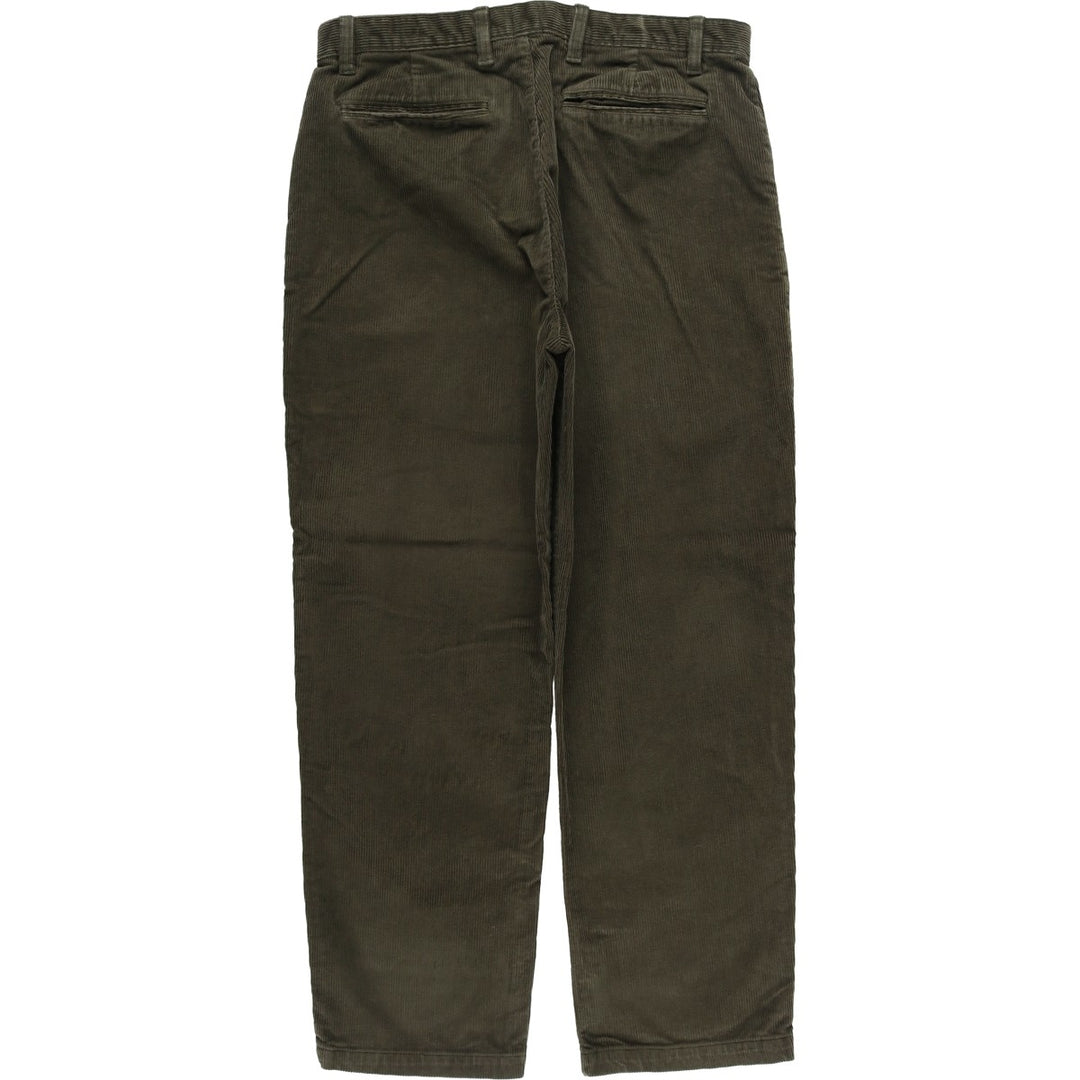 90'S GAP Old Gap Corduroy Pants Men's Vintage Size W35 cotton Khaki type sage green Vintage Second Hand