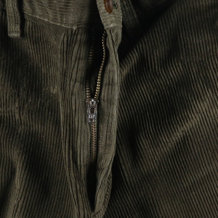 90'S GAP Old Gap Corduroy Pants Men's Vintage Size W35 cotton Khaki type sage green Vintage Second Hand