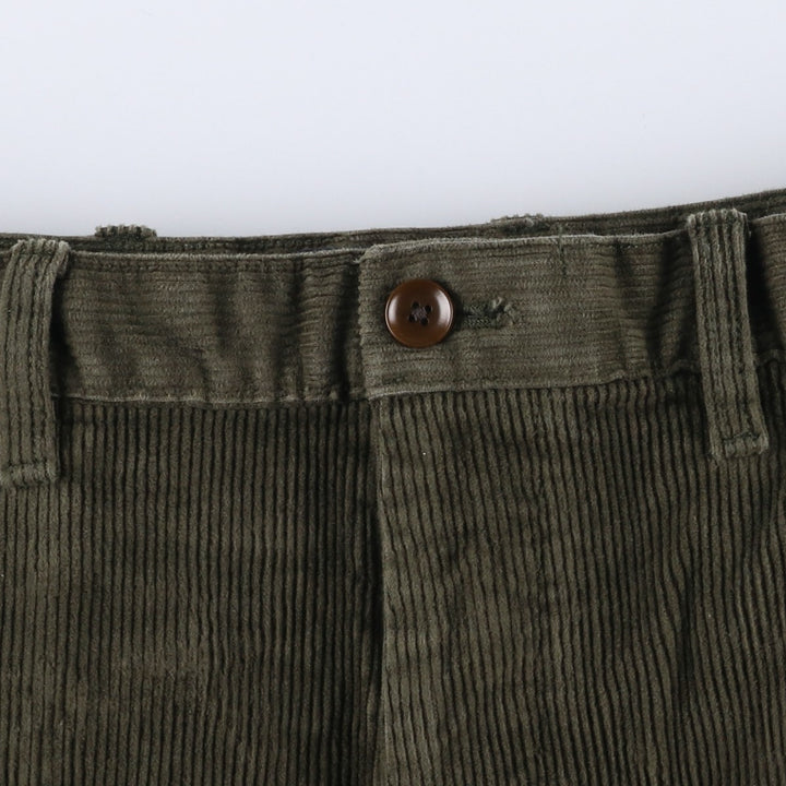 90'S GAP Old Gap Corduroy Pants Men's Vintage Size W35 cotton Khaki type sage green Vintage Second Hand