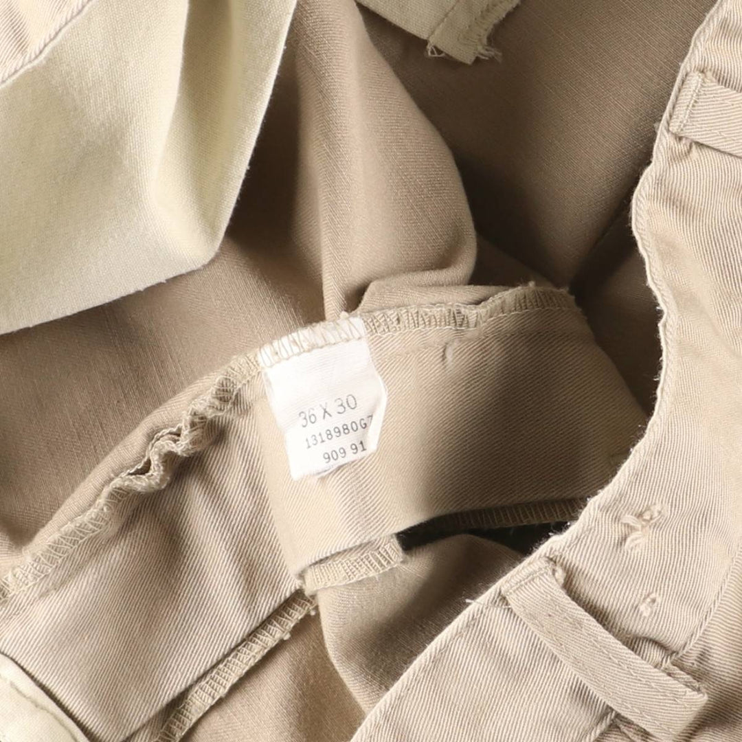 Ralph Lauren Polo Ralph Lauren Andrew Pant Two-pleat Chino Pants Men's W35 cotton Beige type Vintage Second Hand