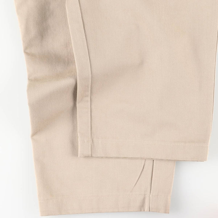 Ralph Lauren Polo Ralph Lauren Andrew Pant Two-pleat Chino Pants Men's W35 cotton Beige type Vintage Second Hand