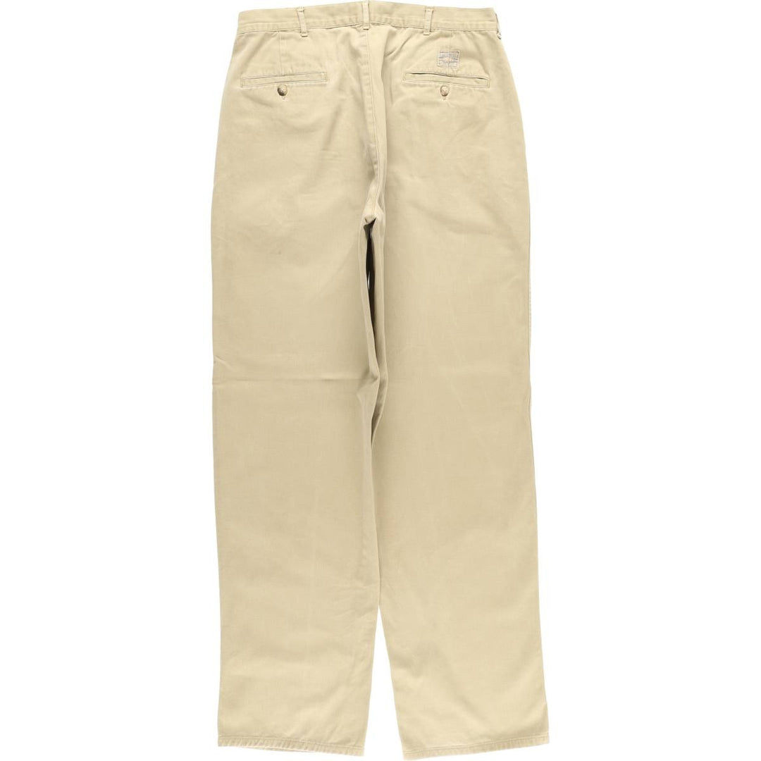 Ralph Lauren POLO by Ralph Lauren Two-pleat Chino Pants for Men, W33 equivalent unclear Beige type Vintage Second Hand
