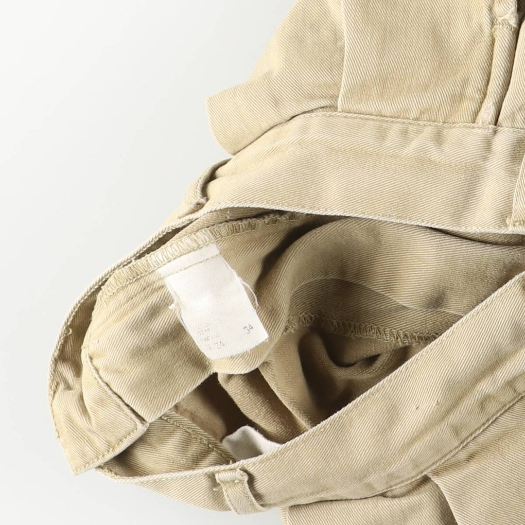 Ralph Lauren POLO by Ralph Lauren Two-pleat Chino Pants for Men, W33 equivalent unclear Beige type Vintage Second Hand