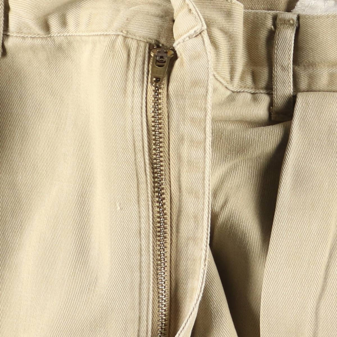 Ralph Lauren POLO by Ralph Lauren Two-pleat Chino Pants for Men, W33 equivalent unclear Beige type Vintage Second Hand