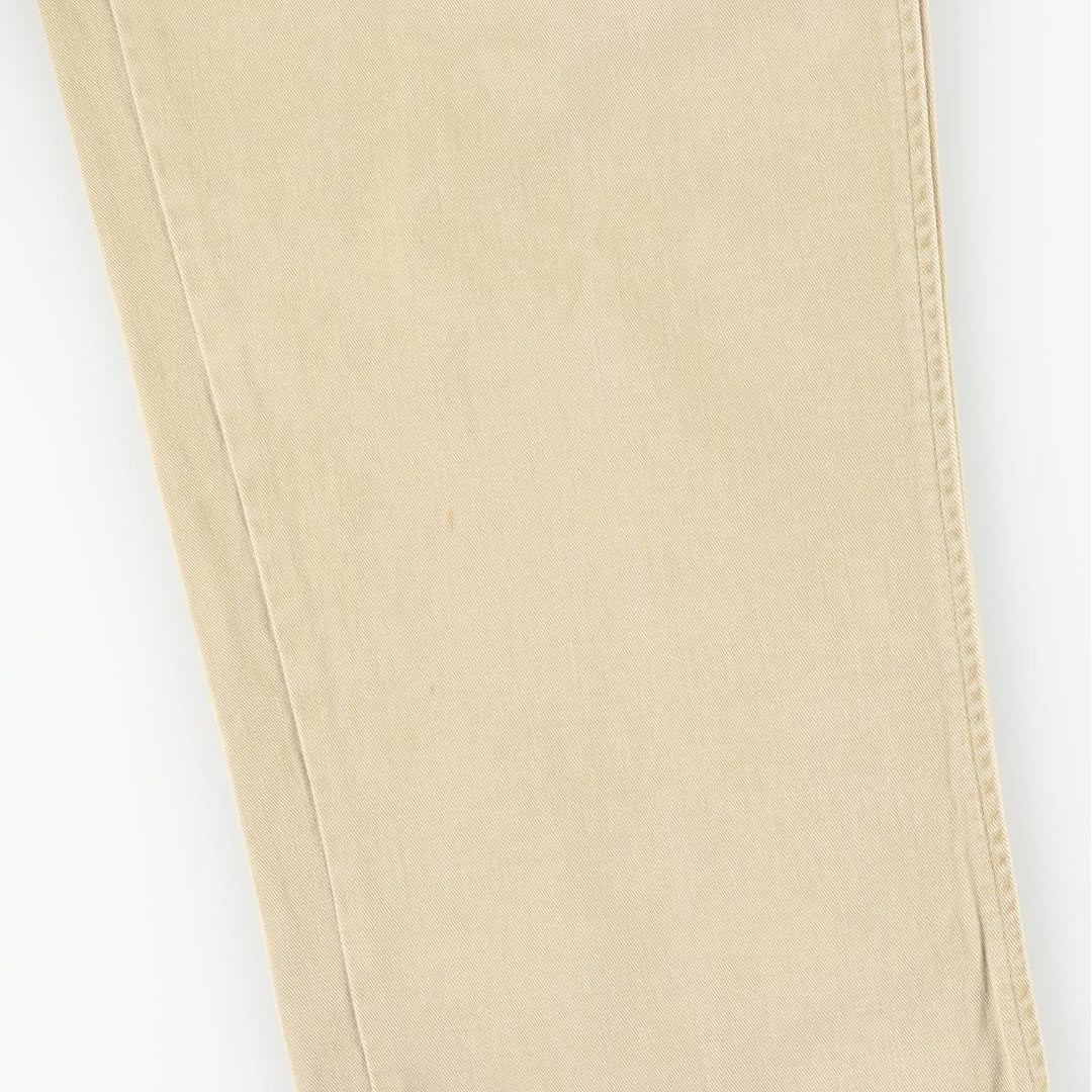 Ralph Lauren POLO by Ralph Lauren Two-pleat Chino Pants for Men, W33 equivalent unclear Beige type Vintage Second Hand