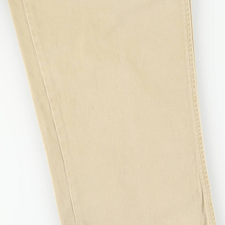 Ralph Lauren POLO by Ralph Lauren Two-pleat Chino Pants for Men, W33 equivalent unclear Beige type Vintage Second Hand