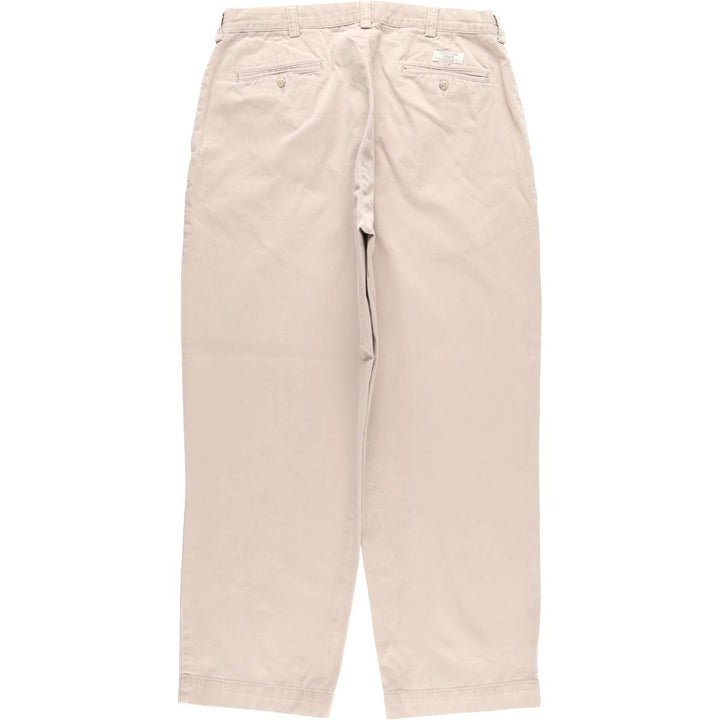 Ralph Lauren POLO by Ralph Lauren PHILIP PANT Chino pants for men, W35 equivalent cotton Beige type Vintage Second Hand