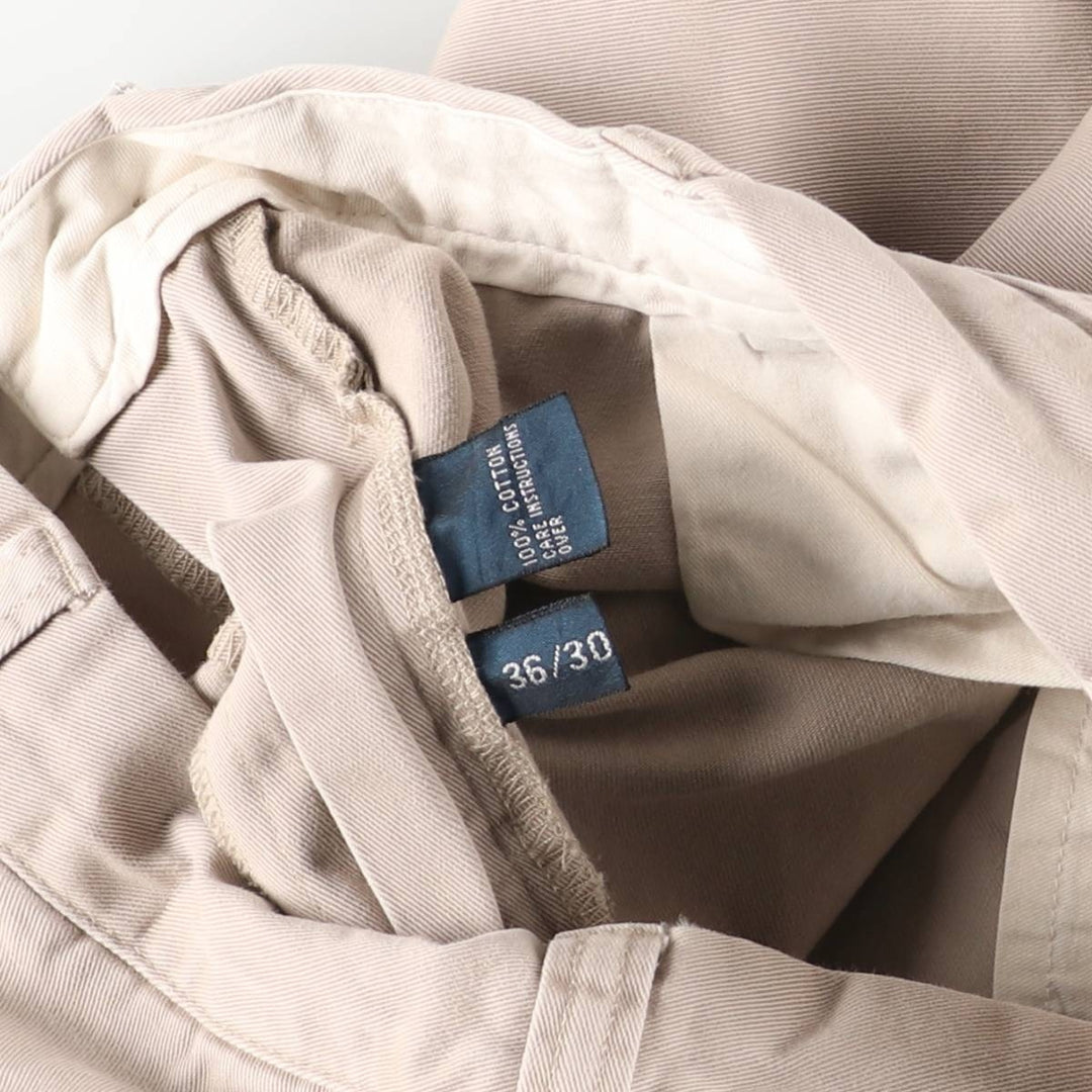 Ralph Lauren POLO by Ralph Lauren PHILIP PANT Chino pants for men, W35 equivalent cotton Beige type Vintage Second Hand
