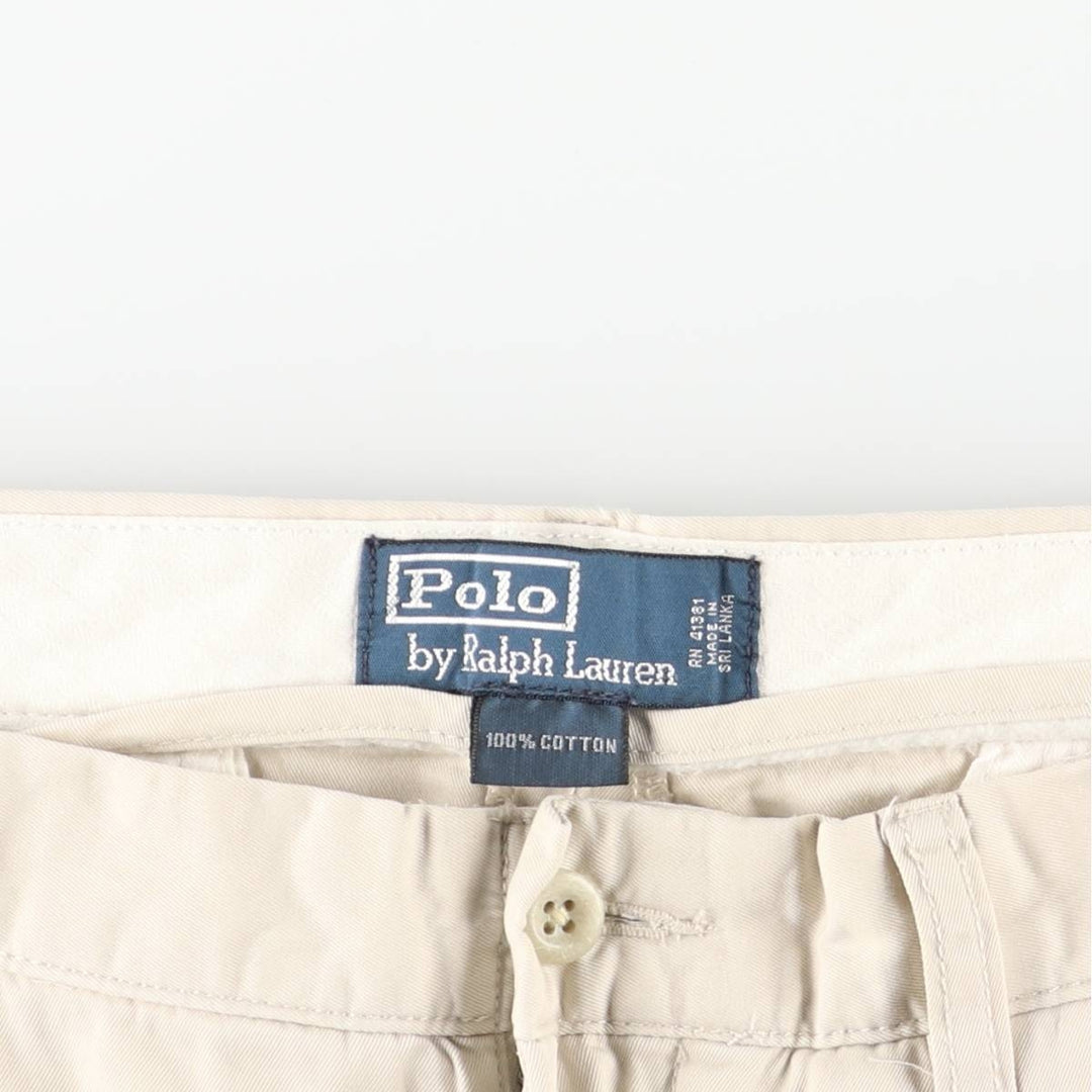 Ralph Lauren POLO by Ralph Lauren Chino Pants Men's W34 equivalent cotton Beige type Vintage Second Hand