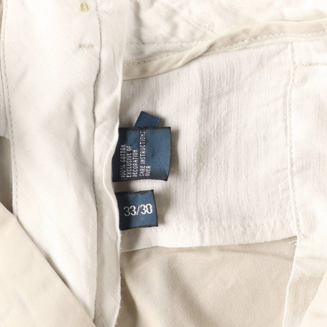 Ralph Lauren POLO by Ralph Lauren Chino Pants Men's W34 equivalent cotton Beige type Vintage Second Hand