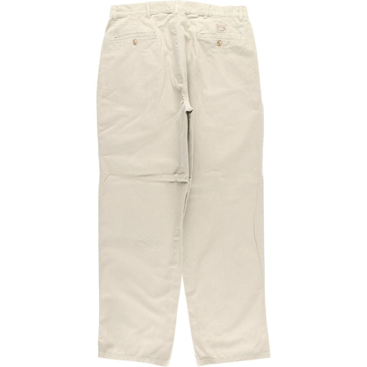 Ralph Lauren POLO by Ralph Lauren Two-pleat Chino Pants for Men, W35 cotton Beige type Vintage Second Hand