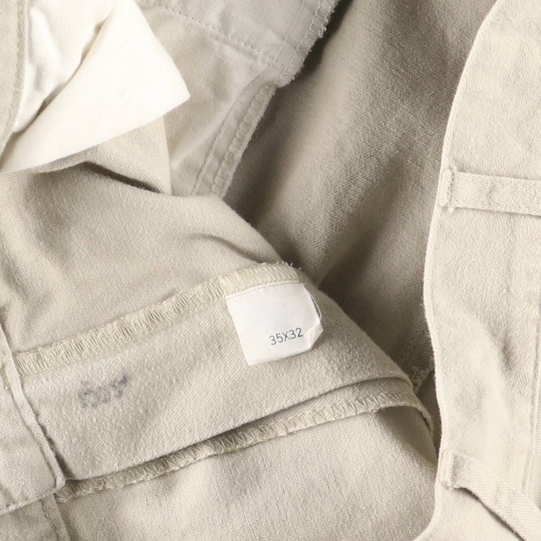 Ralph Lauren POLO by Ralph Lauren Two-pleat Chino Pants for Men, W35 cotton Beige type Vintage Second Hand