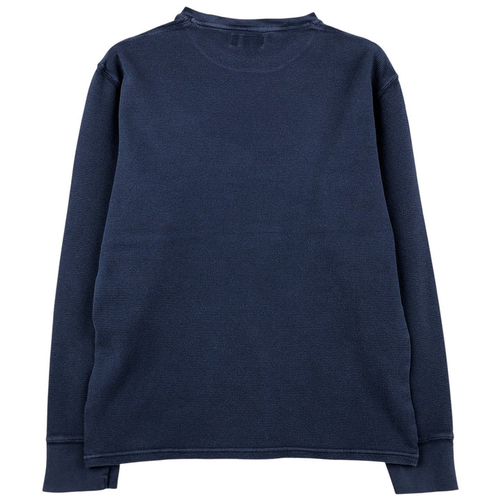Ralph Lauren POLO RALPH LAUREN Polo Bear Thermal Long T-Shirt, Waffle, Men's Size M unclear navy blue type Vintage Second Hand