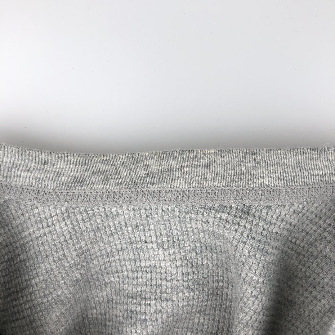 Ralph Lauren POLO RALPH LAUREN SLEEPWEAR Thermal Long T-shirt Waffle Men's M size cotton gray type Vintage Second Hand
