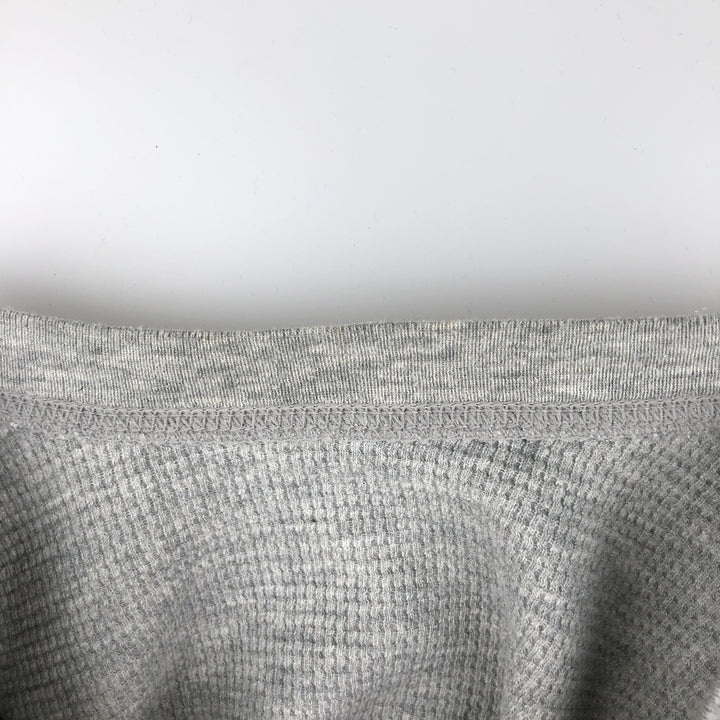 Ralph Lauren POLO RALPH LAUREN SLEEPWEAR Thermal Long T-shirt Waffle Men's M size cotton gray type Vintage Second Hand