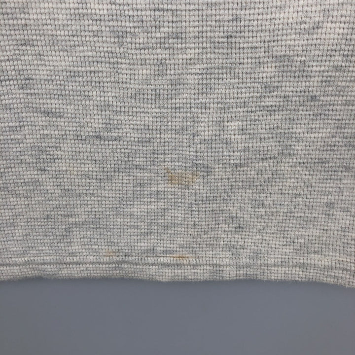 Ralph Lauren POLO RALPH LAUREN Thermal Ron T Waffle Men's L size cotton gray type Vintage Second Hand