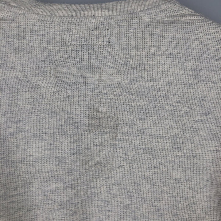 Ralph Lauren POLO RALPH LAUREN Thermal Ron T Waffle Men's L size cotton gray type Vintage Second Hand