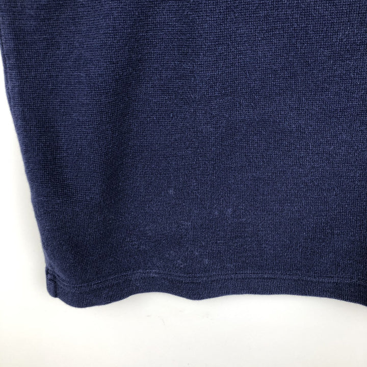Ralph Lauren POLO by Ralph Lauren Thermal Long T-Shirt, Men's XXL cotton navy blue type Vintage Second Hand