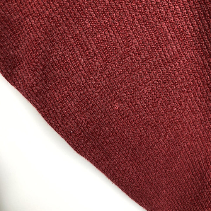 KISS Thermal Long Sleeve Band T-Shirt, Waffle, Men's XL cotton red type Vintage Second Hand