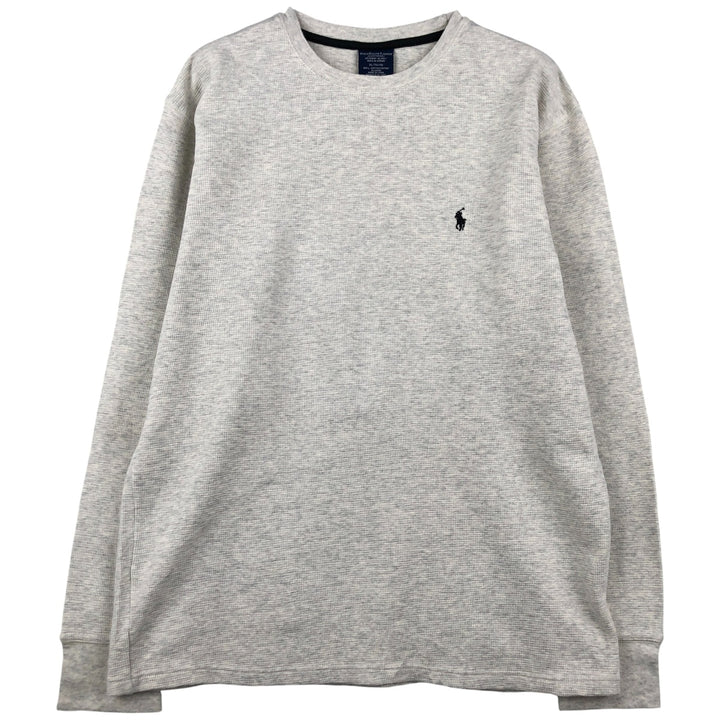 Ralph Lauren POLO RALPH LAUREN SLEEPWEAR Thermal Long T-Shirt, Men's XL cotton white type Vintage Second Hand